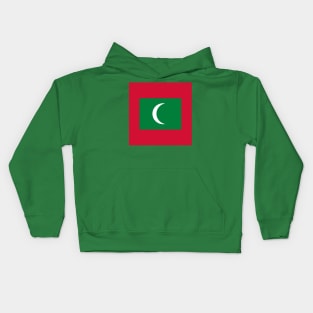 Maldives Flag Kids Hoodie